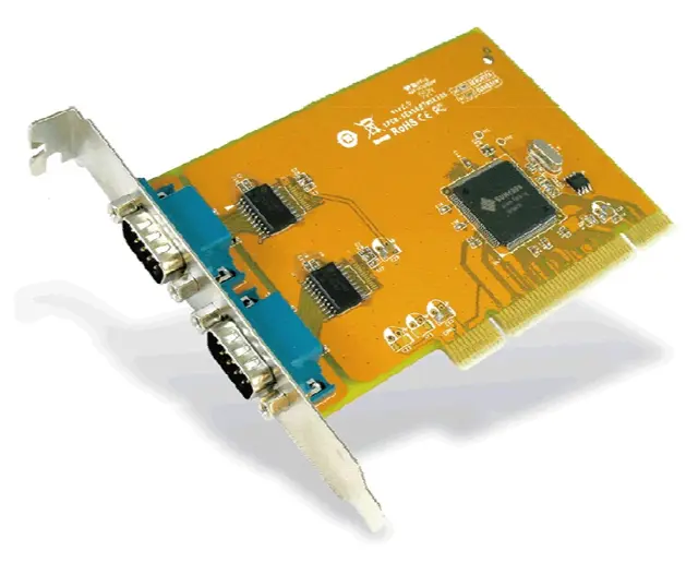 Sunix PCI 2xSerieport 2 Stk RS232 9-pin 