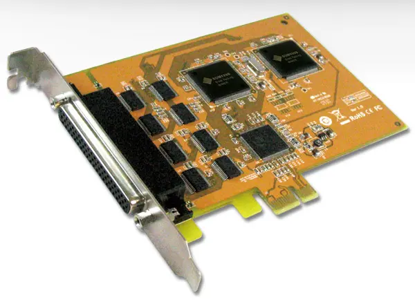 Sunix PCI Express 8xSerieport 8 Stk RS232 9-Pin 