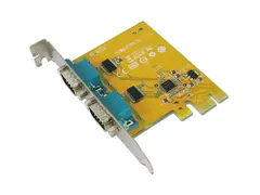 Sunix PCI Express 2xSerieport 2 Stk RS232 9-pin ESD