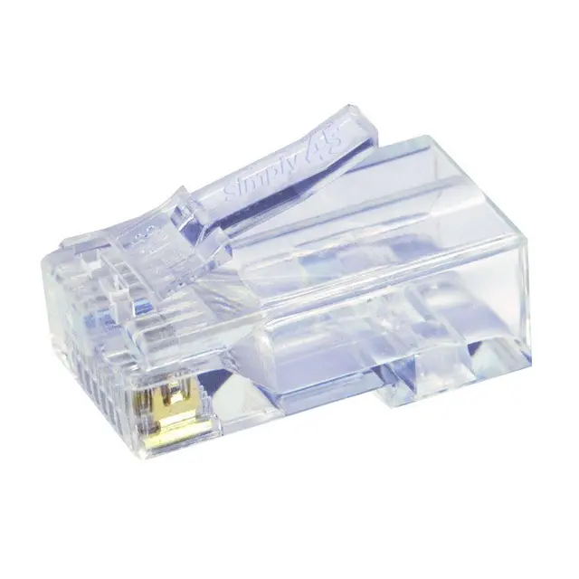 Simply45 Cat6 UTP Pass Through RJ45 RJ45 - Pass Through - 24AWG pris pr. stk 
