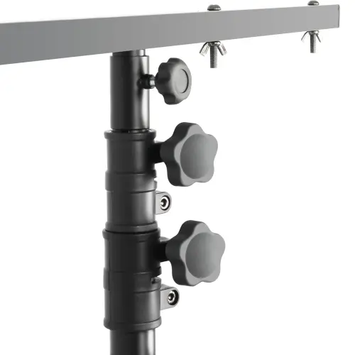 AH Lysstativ T-Bar 140-320 cm Max 30 Kg Sort 