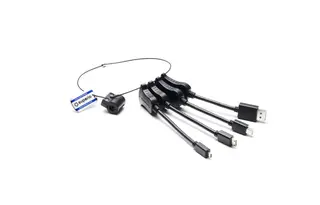 Superio Adapter Ring 4xAdapter Pigtail DP MiniDP MiniHDMI MicroHDMI