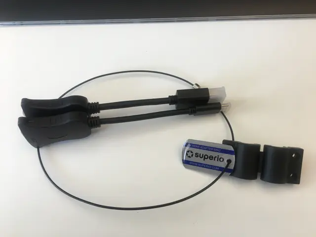 Superio Adapter Ring 2xAdapter Pigtail DP USB C 