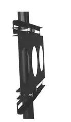 Chief Pole Clamp Kit 1-2" Sort