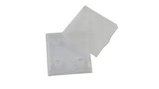 X-Keys Taster 2x2 Quad Transparent Pakke med 4 stk