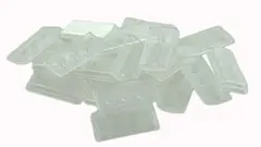 X-Keys Taster 1x2 Vertikal Transparent Pakke med 10 Stk
