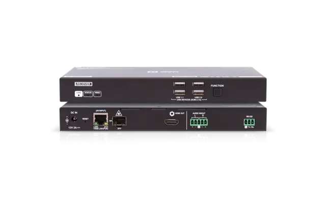AVoIP LWR 1G RX Mottaker HDMI Audio ut HDMI/USB 2.0 4K UHD@60Hz 