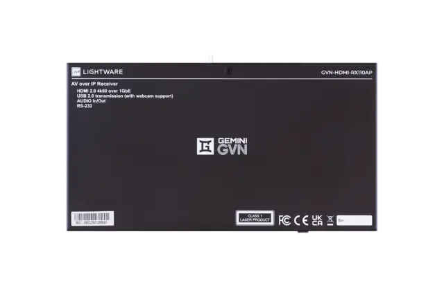 AVoIP LWR 1G RX Mottaker HDMI Audio ut HDMI/USB 2.0 4K UHD@60Hz 