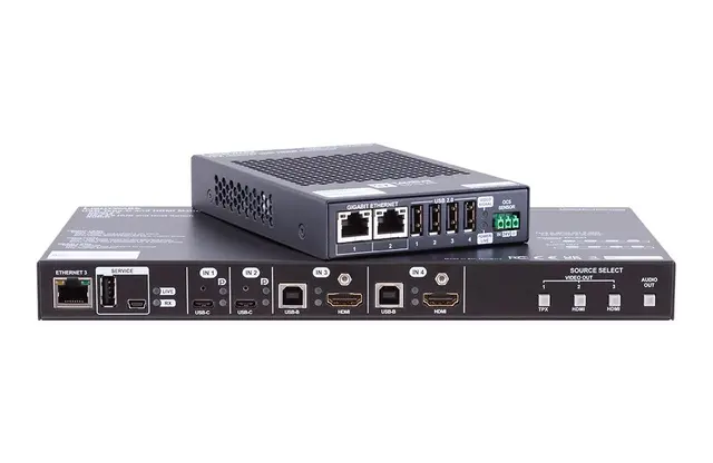 TPX-4x3-TX20-RX107 bundle USBC-HDMI Turus TPS RX-TX og kabler <5m pakke 