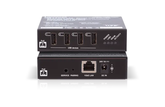 Lightware USB20 DS4P 1GBE Extender 100M 1xTP Max 100 m Ranger 2301GE-LAN REX PoE 