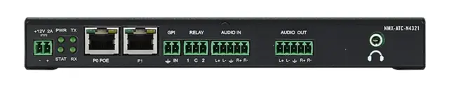 AMX NMX-ATC-N4321 Audio Transceiver Audio over IP Transceiver 