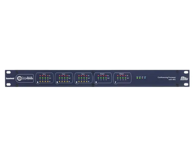 BSS BLU101 Soundweb DSP, 12 inn / 8 ut 48 kanals Signal Processor med  BLU link 