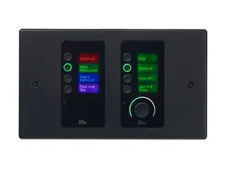 BSS Contrio EC-8BV betjeningspanel BLK Betjeningspanel med PoE Volum 8 knapper