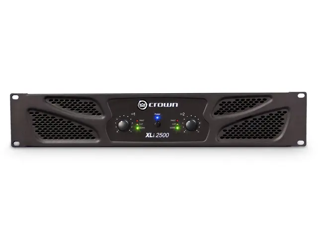 Crown XLi2500 DEMO uten emballasje 2 x 750W i 4 ohm rackmontering 2U 