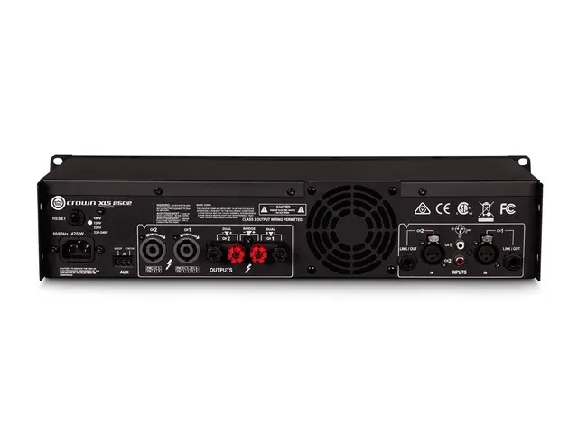 Crown XLS2502 Effektforsterker 2 x 775W i 4 ohm rackmontering 2U 