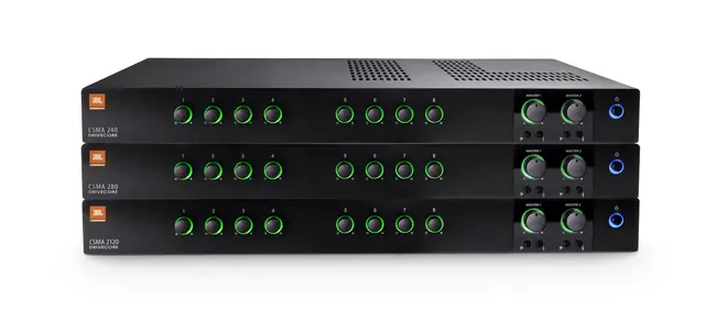 JBL PRO CSMA2120 8ohm 70/100V Mikserforsterker 2 x 120W 8 inn 8ohm/70V 