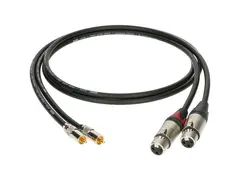 Klotz overgangskabel, 2x RCA - 2x XLR F 2x RCA - 2x XLR F, 3m