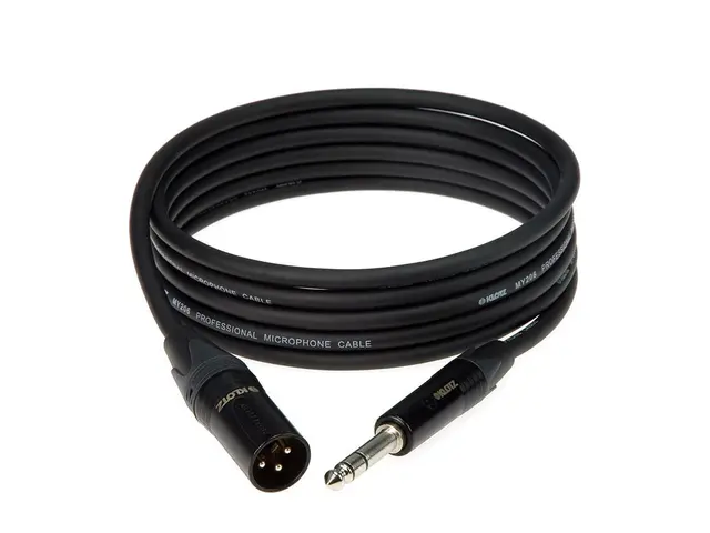 Klotz overgangskabel 5m  XLR-Stereo Jack XLR Male - stereo jack Neutrik 