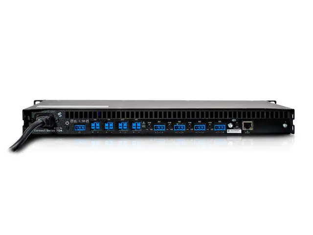 LEA Connect 704 70/100V DSP Installasjonsforsterker 4 x 700W, WiFi 