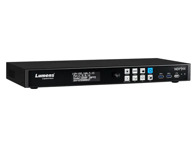 Lumens LC100N 2ch Recorder and Streaming Media Processor with NDI HX support 1080 