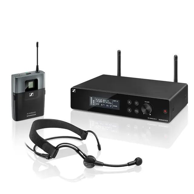 Sennheiser XSW 2  Trådløs hodebøylemik Hodemiksett for tale, sang og foredrag 