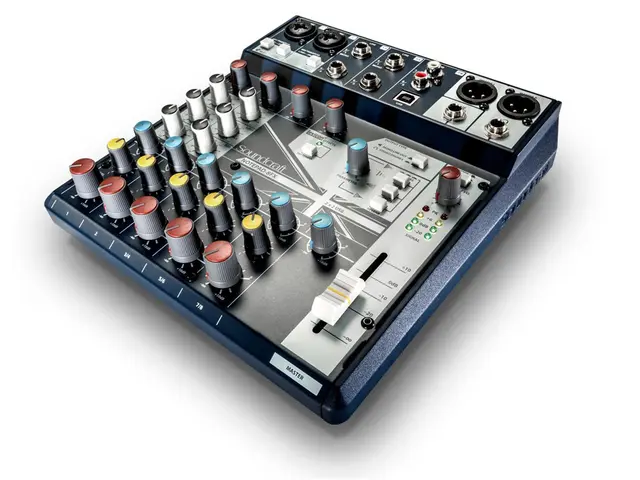 Soundcraft Notepad-8FX 8 kanals mikser 2 mik, 2 stereo, USB, FX 