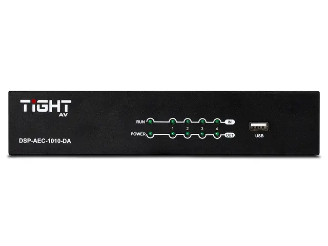 TiGHT AV Matrix Mikser DSP-AEC-1010-DA DSP m/AEC 2x2 USB 4x4 inn/ut Dante 