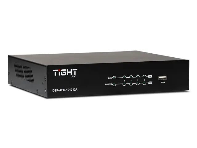 TiGHT AV Matrix Mikser DSP-AEC-1010-DA DSP m/AEC 2x2 USB 4x4 inn/ut Dante 