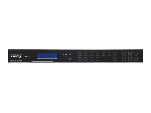 TiGHT AV HDBT Matrix Switcher 6x4+2 HDMI 2.0 4K60 4:4:4 2xHDBT inn/ut 