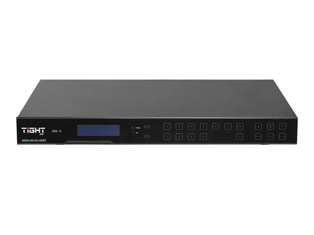 TiGHT AV HDBT Matrix Switcher 6x4+2 HDMI 2.0 4K60 4:4:4 2xHDBT inn/ut 