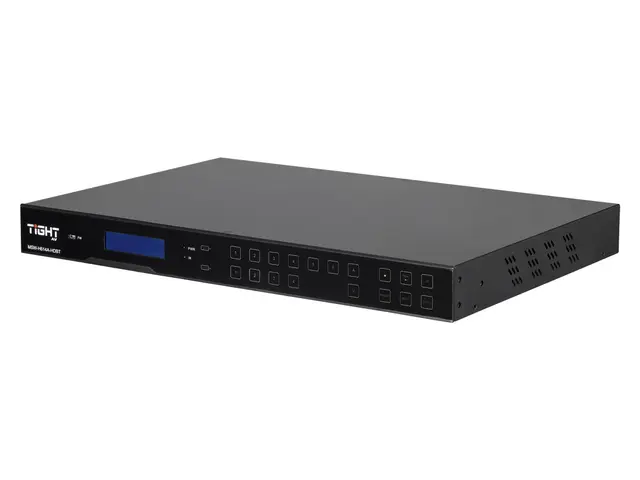 TiGHT AV HDBT Matrix Switcher 6x4+2 HDMI 2.0 4K60 4:4:4 2xHDBT inn/ut 