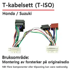Match PP-AC24 T-ISO kabelsett for Honda / Suzuki