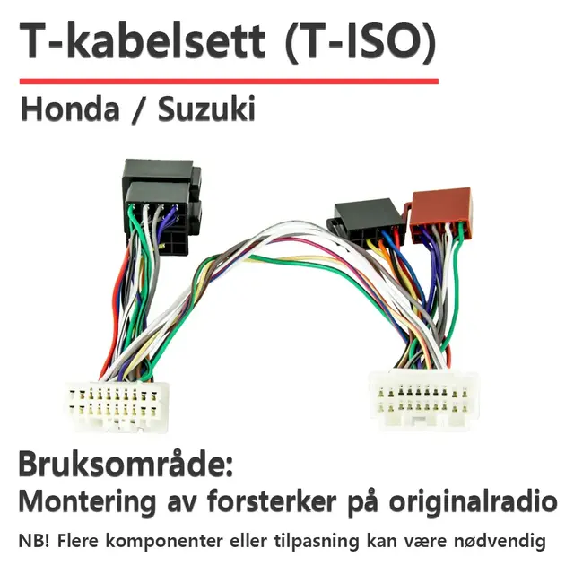 Match PP-AC24 T-ISO kabelsett for Honda / Suzuki 