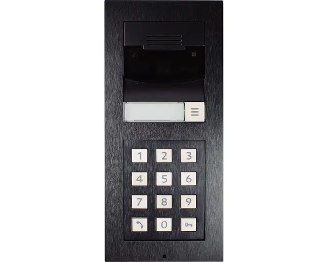 Control4 DS2 Påvegg Dørstasjon intercom og kodepanel Sort 