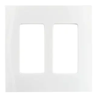 Control4 C4-FP2-WH 2 gang ramme hvit Ramme for 2 brytere US standard