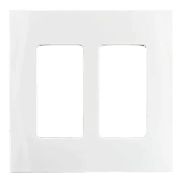 Control4 C4-FP2-WH 2 gang ramme hvit Ramme for 2 brytere US standard 
