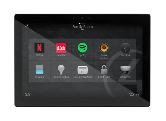 Control4 Innfelt 10" T4 betjeningspanel Betjening og intercom i ett - enkelt! 