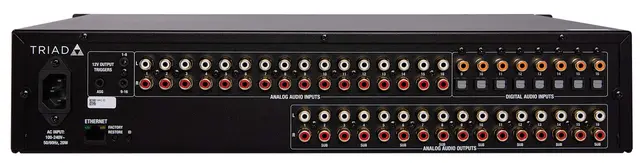 Triad lydmatrise 16:16 EQ stereo EQ 16:16 med 8 progammerbare digital inn 