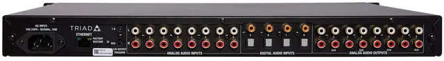 Triad lydmatrise 8:8 EQ stereo EQ 8:8 med 4 progammerbare digital inn 