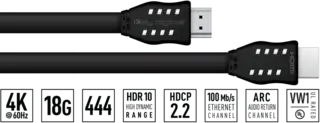 Key Digital HDMI KD-Pro6 1.8m 4K/18G HDR10+, Dolby® True, HDCP2.2, Ethernet
