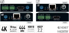 Key Digital KD-X444S HDBT PoH HDMI over CAT 4K/40m 1080/70m
