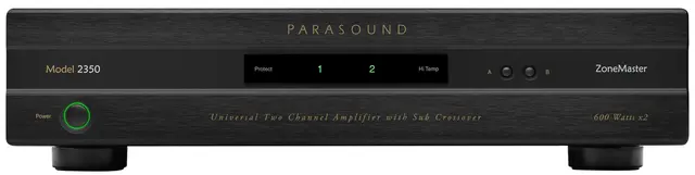 Parasound ZoneMaster 2350 Amp 2 kanals effektforsterker 2x600W sub out 
