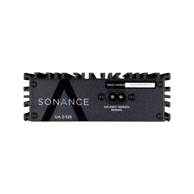 Sonance UA 2-125 effektforsterker 2 x kanals DSP effektforsteker 