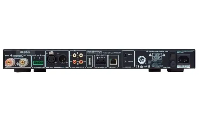 Triad RACKAMP 700 subwoofer forsterker Monoforsterker 700W med delefilter 