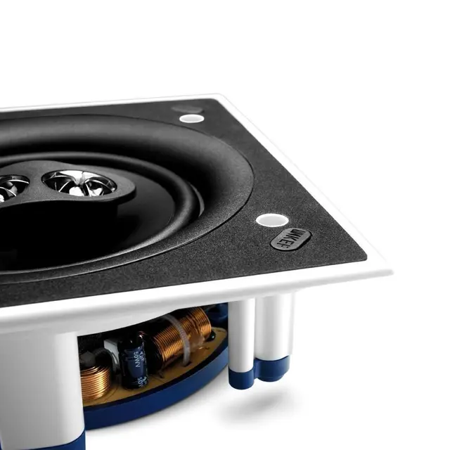 KEF 6,5" SPS Ci innfellingshøyttaler Firkantet Single Point Stereo - små rom! 