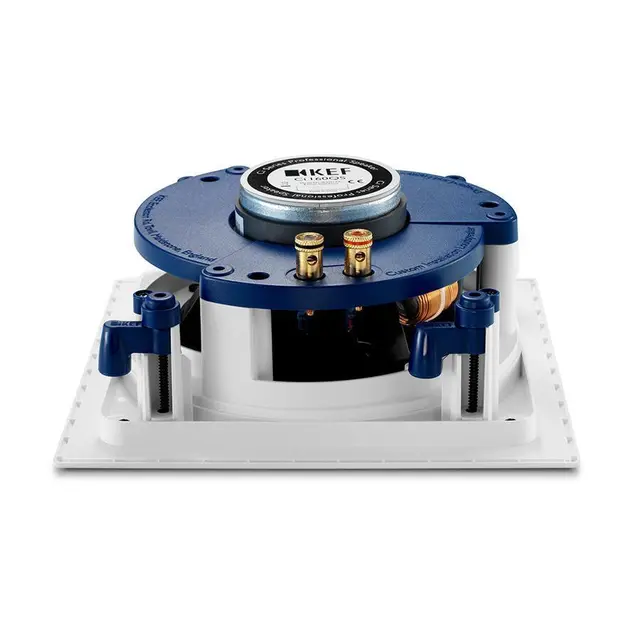 KEF 6,5" Uni-Q QS  innfellingshøyttaler Firkantet magnetgrill og ultratynn ramme 