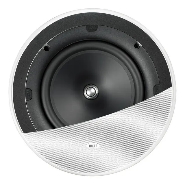 KEF 8" Uni-Q ER innfellingshøyttaler Magnetgrill og ultratynn ramme 
