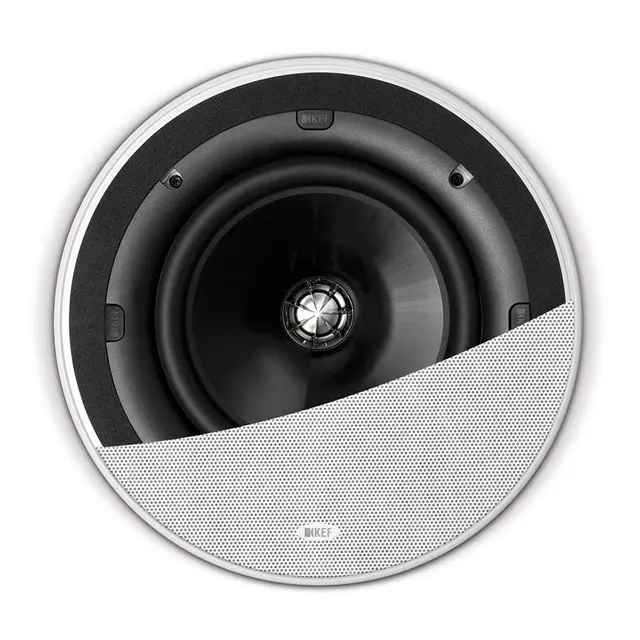 KEF 8" Uni-Q QR innfellingshøyttaler Magnetgrill og ultratynn ramme 