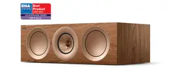 KEF R6 Meta - Valnøtt "Best-i-Klassen" Senterhøyttaler