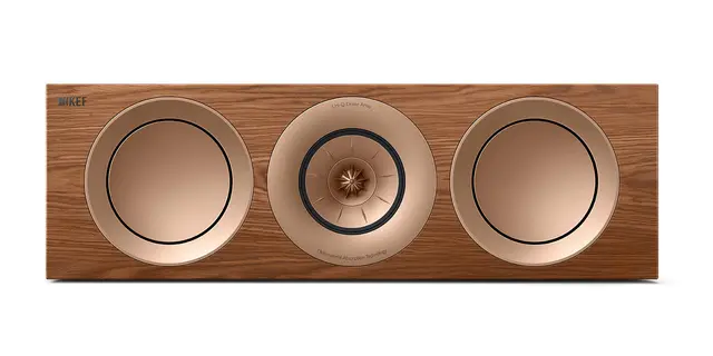KEF R6 Meta - Valnøtt "Best-i-Klassen" Senterhøyttaler 